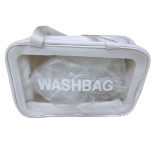 NECESSAIRE WASHBAG GRANDE DE SILICONE IMPERMÁVEL