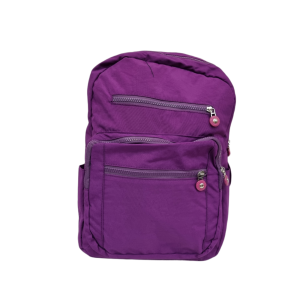 MOCHILA FEMININA CASUAL MÉDIA COM 3 BOLSOS FRONTAIS