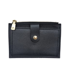 CARTEIRA COMPACTA COM COMPARTIMENTO PARA MOEDA E CARTÃO.